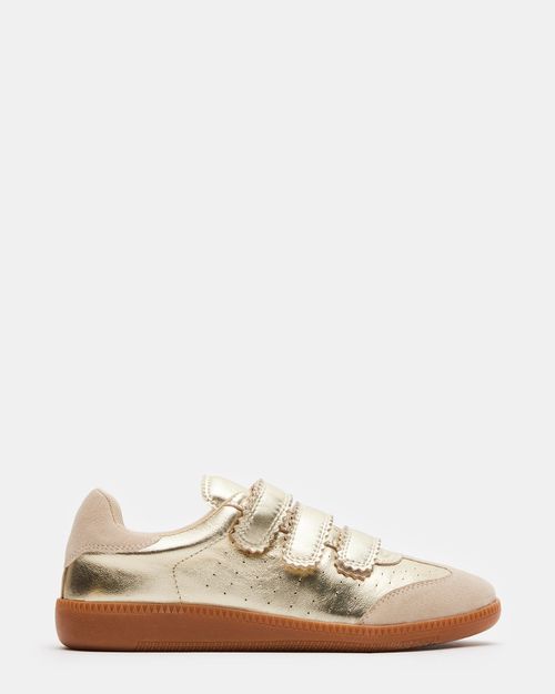 Steve Madden Women's Momentum Low-Top Sneakers - Gold - - Leather