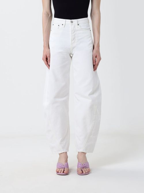 Jeans Woman color White