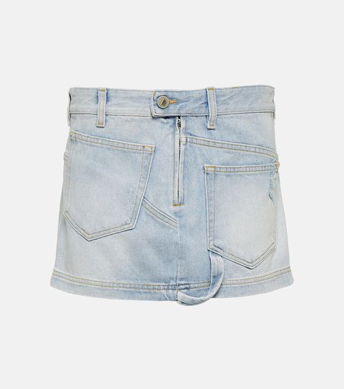 Denim miniskirt