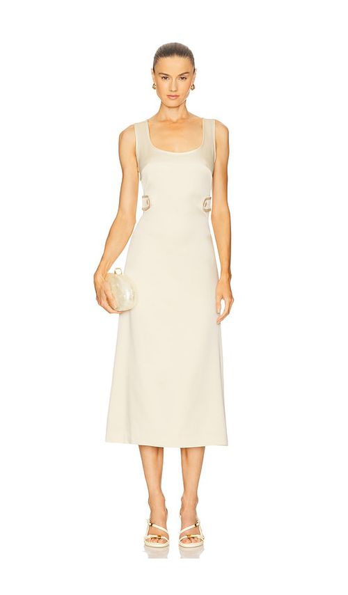 Alexis Briette Dress in Ivory. - L also in