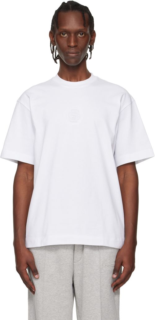 White Emed-Logo T-shirt