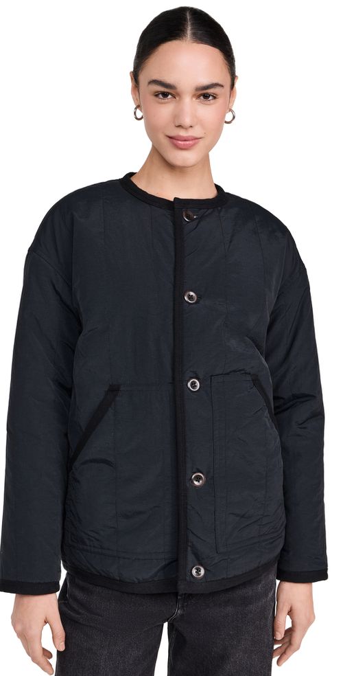 Reversible Polar Bear Jacket Black