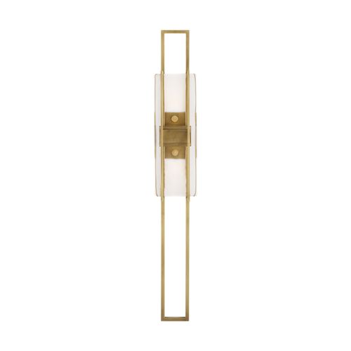 Duelle 1-Light 28.00"H LED Wall Sconce in Natural Bra