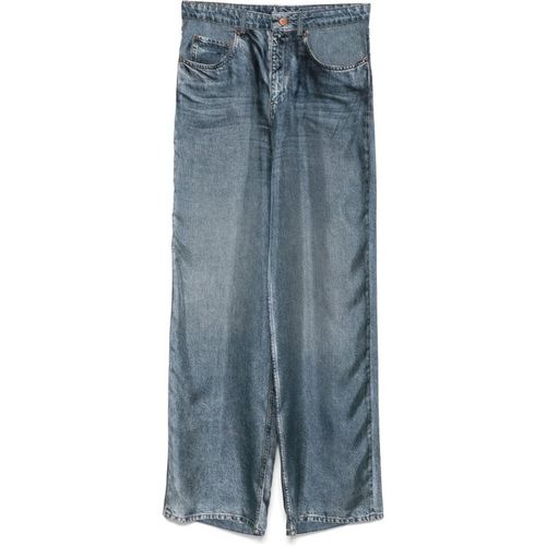 Pantalon en soie imprimé Pierre Louis Mascia
