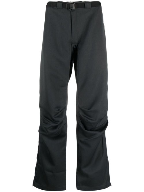 Titanus Arc wool straight-leg trousers - Grey