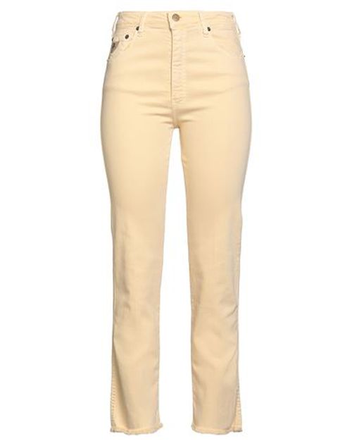 Woman Jeans Pastel yellow Size 29W