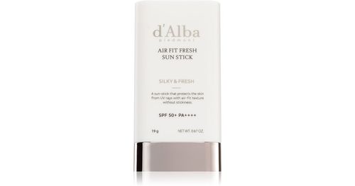 D'Alba Air Fit Fresh Sun Stick crema abbronzante in stick con effetto lenitivo SPF 50+ 19 g