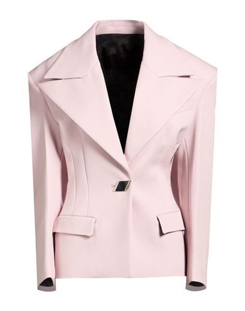 Woman Blazer Pink Size 2 Polyamide, Virgin Wool