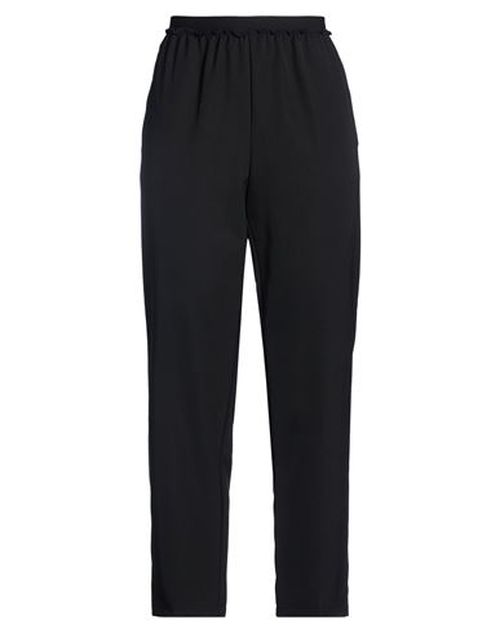Pomandère Woman Pants Black Size 10 Polyester, Virgin Wool
