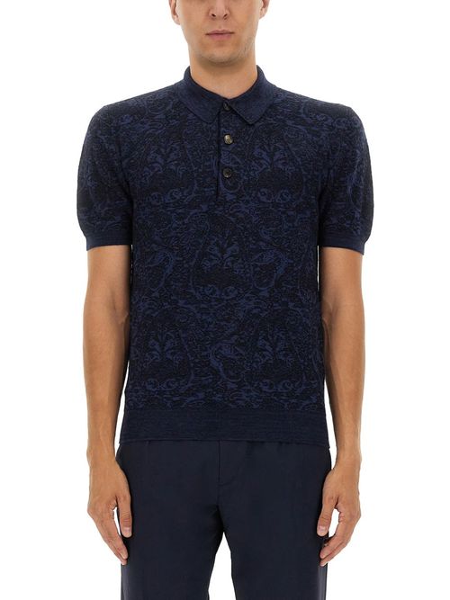 Polo Shirt With Pegasus Embroidery