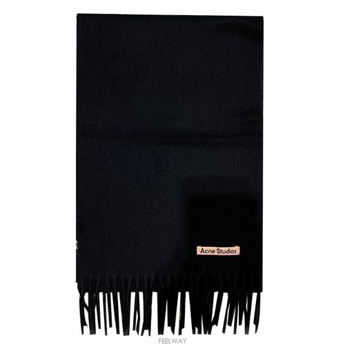 Acne Studios Solid Scarf in Grey Melange - Grey.  a