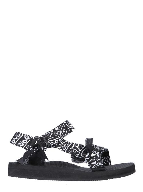 Trekky Paisley Print Sandals