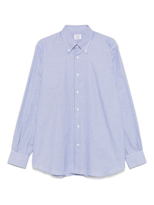 Mazzarelli checked shirt - Blue