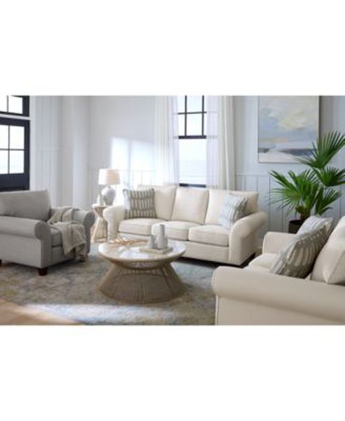 Closeout Saeville Fabric Sofa Collection Created For Macys