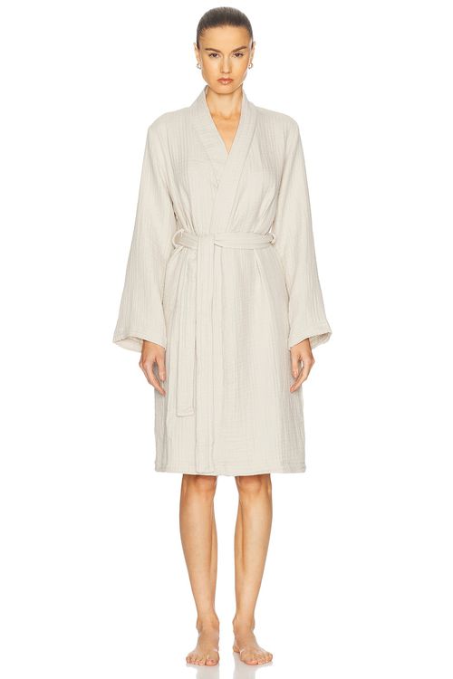 Parachute Cloud Cotton Robe in Bone - Cream.  S also in