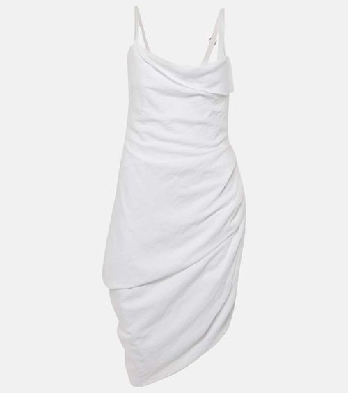 La Robe Saudade draped minidress