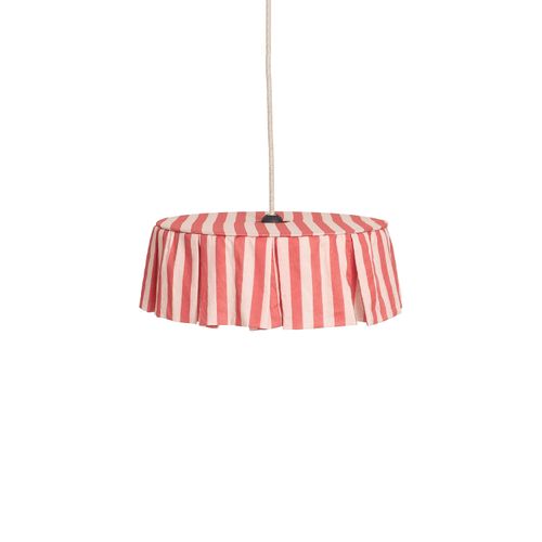 NOBODINOZ - Lampshade Vibes - Red - Organic cotton voile