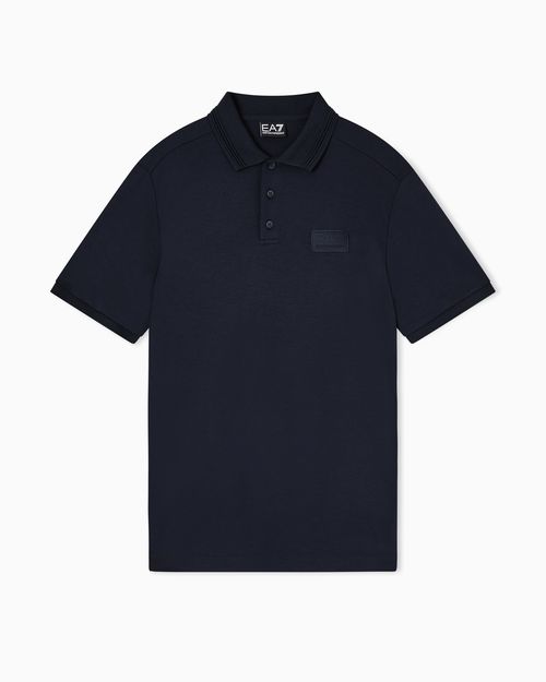 Lux Identity modal-blend polo shirt