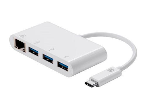 Select Series USB-C 3-Port USB 3.0 Hub and Gigabit Ethernet Adapter