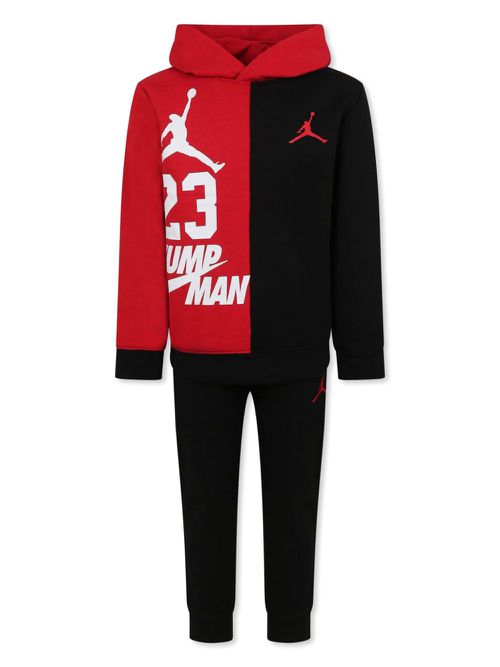 Printed tracksuit set - Black
