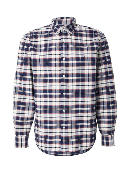 LEVI'S ® Camicia 'AUTHENTIC' marino / giallo chiaro / rosso scuro / bianco
