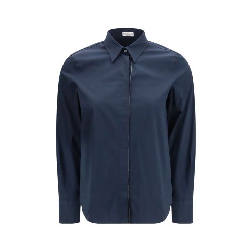 Cotton Dress Shirt Shirt — Blue
