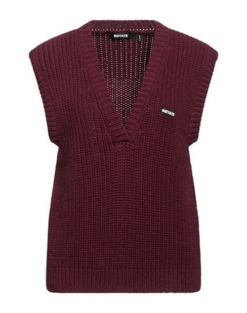 Woman Sweater Burgundy Size 14 Merino Wool, Organic cotton