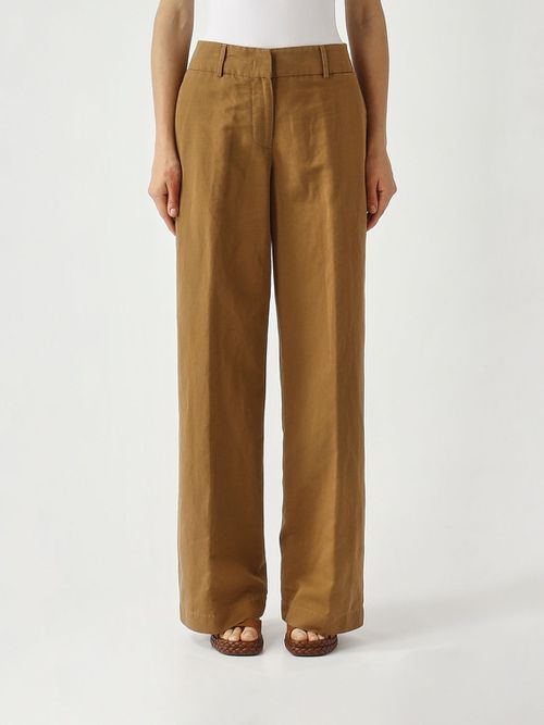 Pants Woman color Tobacco