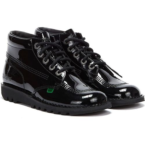Kickers Kick Hi Women's Black Patent Boot