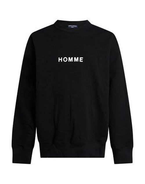 Comme Des Garçons Homme Man Sweatshirt Black Size XL Cotton