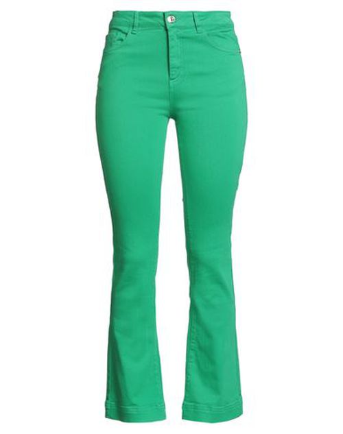 Woman Jeans Green Size 27 Cotton, Elastomultiester, Elastane
