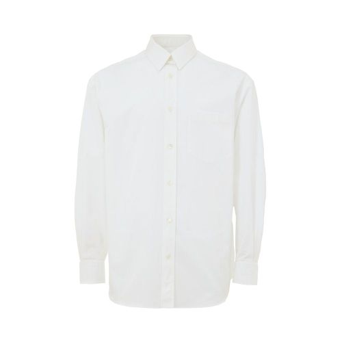 Cotton Poplin Shirt — White
