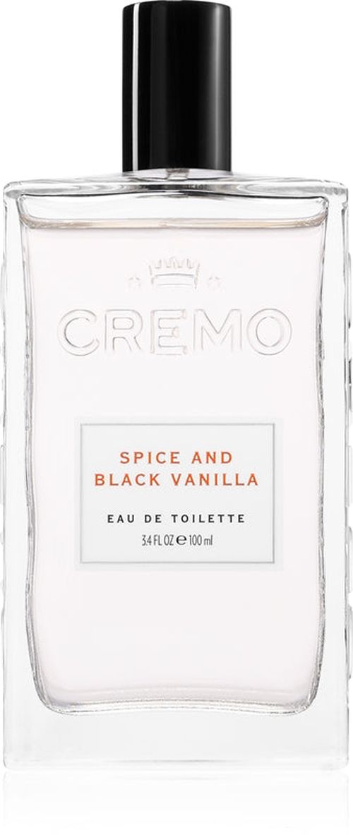Cremo Spice & Black Vanilla Spray Cologne Eau de Cologne for Men 100 ml