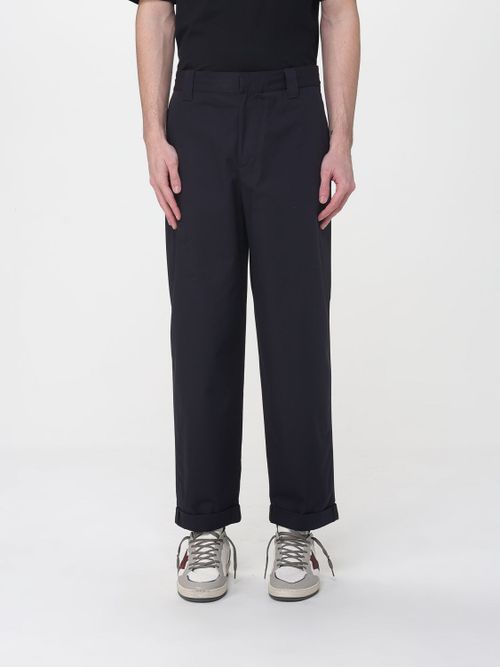 Pants Men color Blue