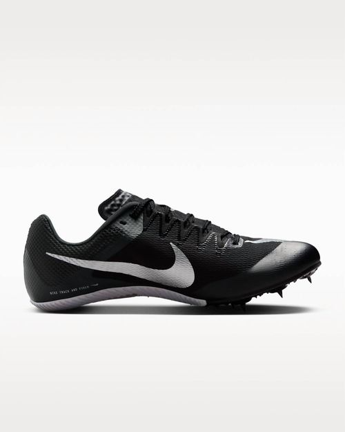 Unisex Zoom Rival Sprint Track Shoes In Black/metalic Silver Black