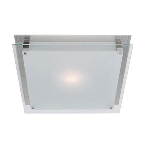 Access Vision 2-Light 16" Ceiling Light in Brushed Stee