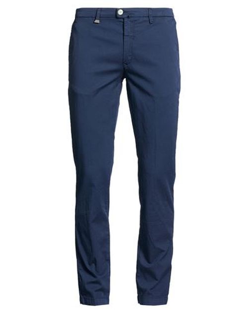 Man Pants Navy Size 28 Cotton, Elastane