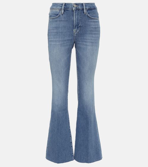 Le Easy Flare Raw Fray flared jeans