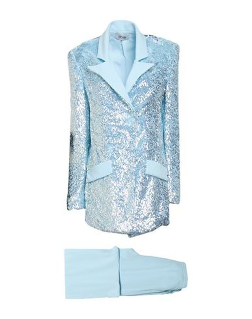 Woman Suit Sky blue Size 14 Acetate, Silk