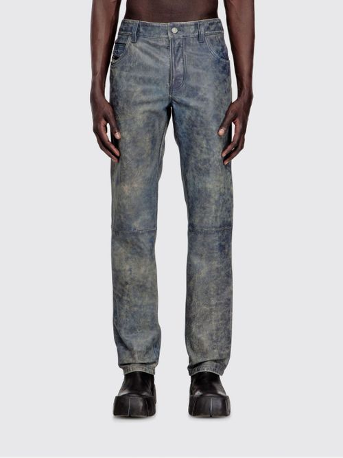 Pants Men color Denim