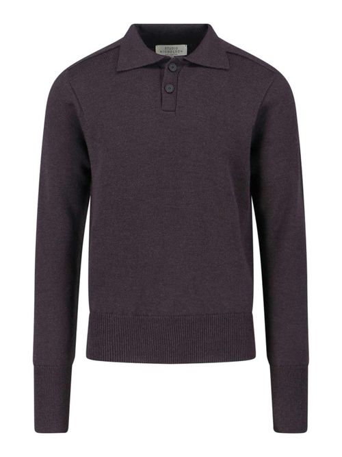 Merino wool polo shirt