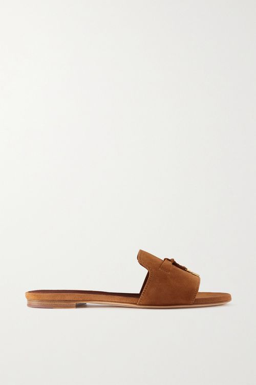 Summer Charms Suede Slides