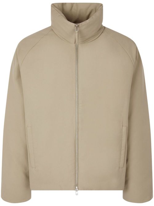 Hooded puffer jacket - Neutrals
