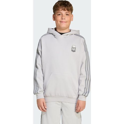 Adidas Originals Kids Unisex x Minecraft Hoodie - Grey - 15-16Y