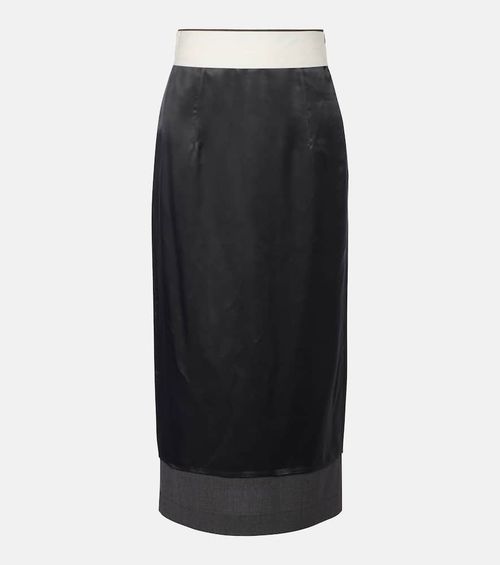 Róhe Wool pencil skirt
