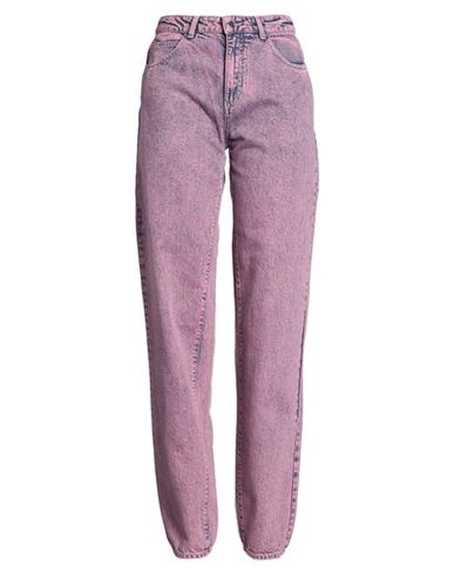 Woman Jeans Pink Size 27 Cotton, Lyocell, Elastane