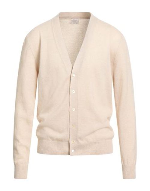 Selezione Man Cardigan Beige Size L Cashmere
