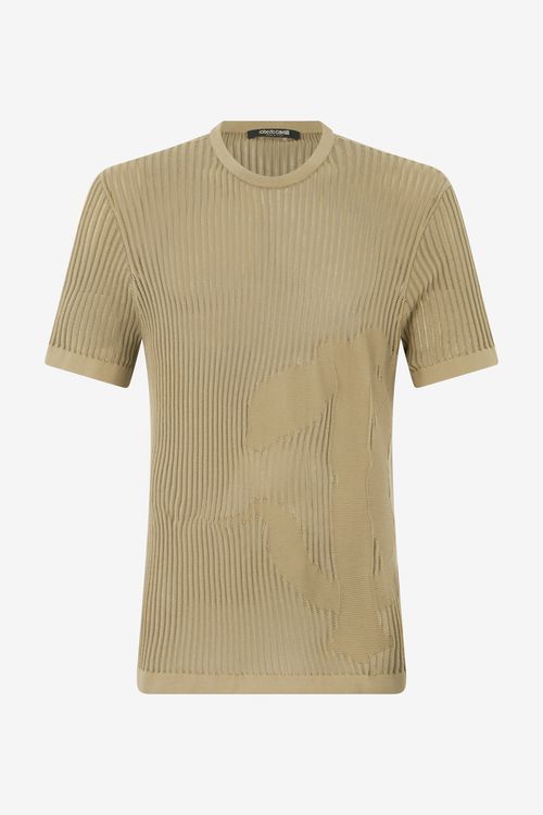 Openwork Knit T-shirt