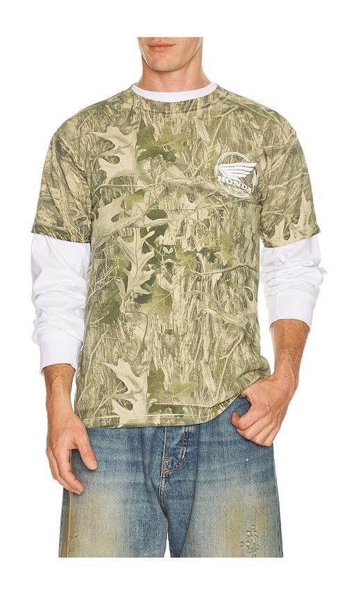 CPTN Apparel Trail Ops Tee in Green. M. Also in S, L, XL/1X
