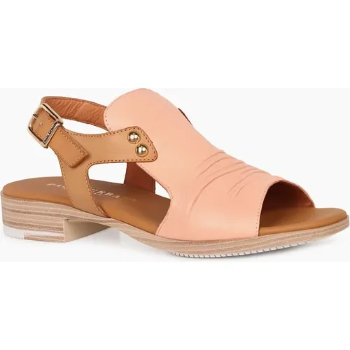 Paula Urban Women's Coastal Womens Buckle Fastening Sandals - Brown